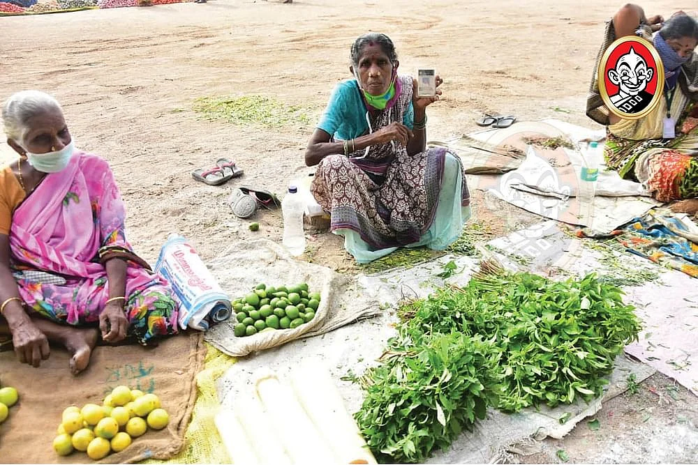 தெருவோர காய்கறி வியாபாரிகள்