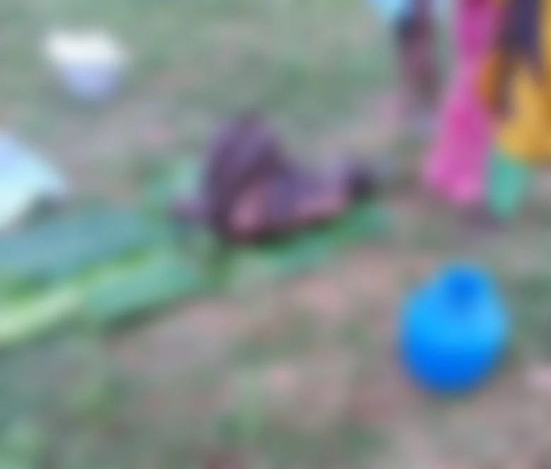 தீ பற்றிய நிலையில் சின்னசாமி