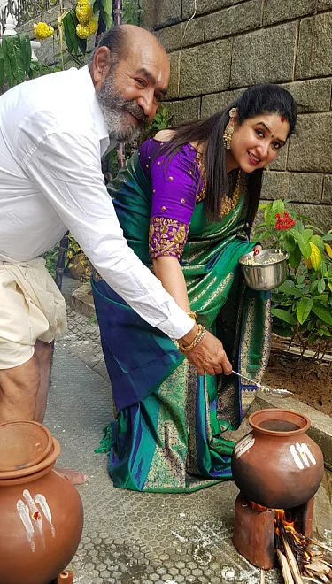 விஜயகுமாருடன் அனிதா