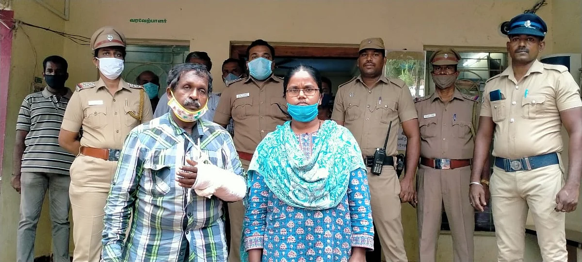 குழந்தை கடத்தல் வழக்கில் கைது செய்யப்பட்டவர்கள்