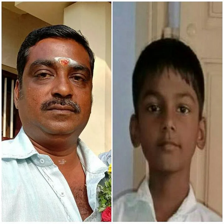 உயிரிழந்த அண்ணாமலை, சிகிச்சை பெற்றுவரும் மகன் நித்தின்