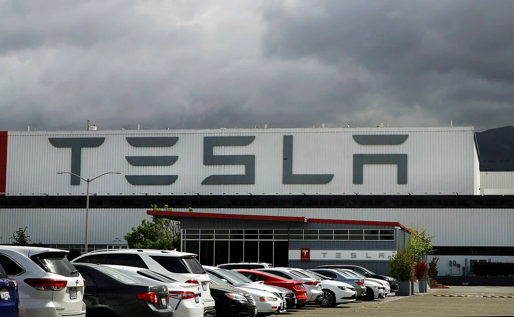 Tesla plant in Fremont, California