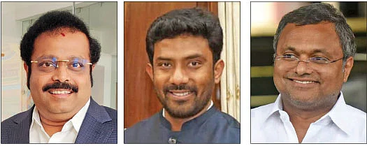 கதிர் ஆனந்த் - ஓ.பி.ரவீந்திரநாத் குமார் - கார்த்தி சிதம்பரம்