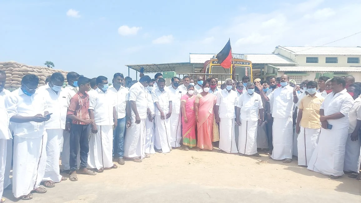 தி.மு.க ஆர்ப்பாட்டம்