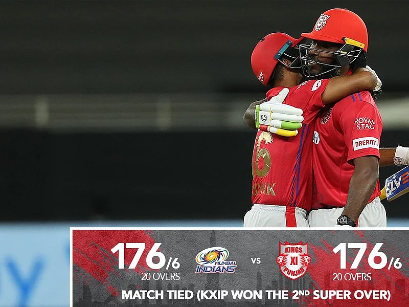 IPL 2020: பௌலர்கள் சாதித்த டபுள் சூப்பர் ஓவர் மேட்ச்; T22 ஆக மாறிய #MIvKXIP