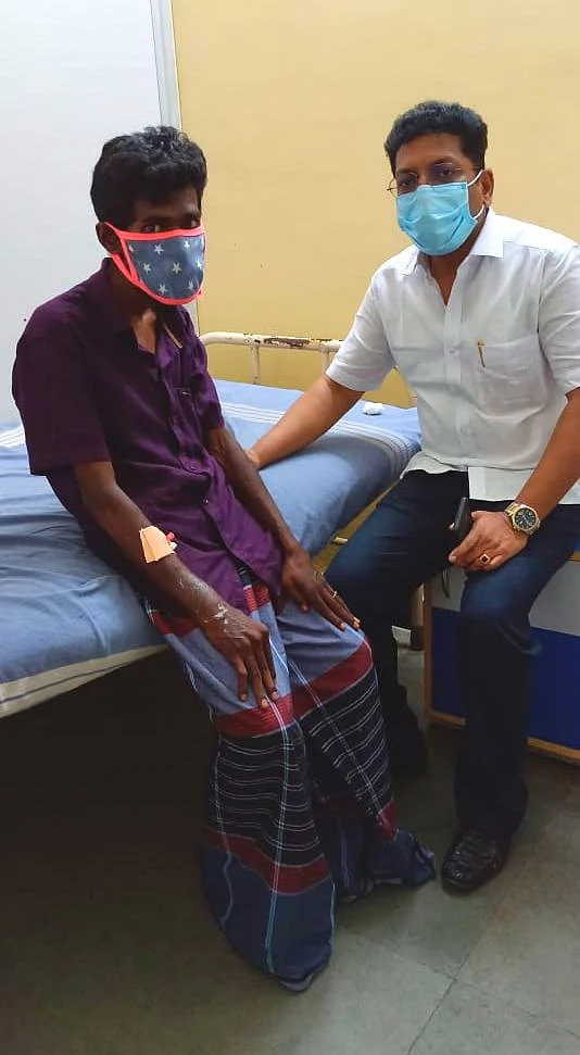 தமிழரசனுக்கு மருத்துவ உதவி