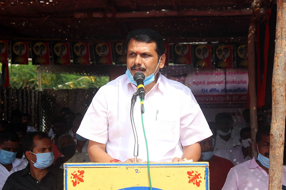 உண்ணாவிரதப் போராட்டத்தில் செந்தில் பாலாஜி