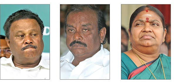 திண்டுக்கல் சீனிவாசன் - நத்தம் விஸ்வநாதன் - வளர்மதி