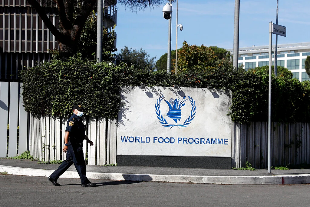 Headquarters of the United Nations World Food Program (WFP), in Rome.