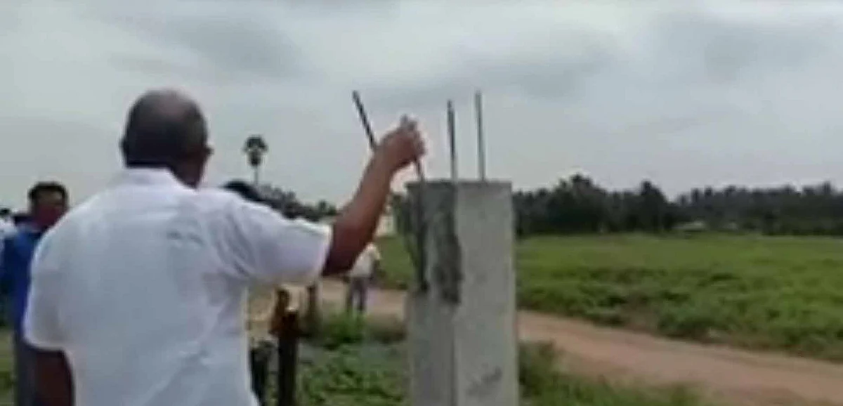 சின்ராஜ் எம்.பி ஆய்வு