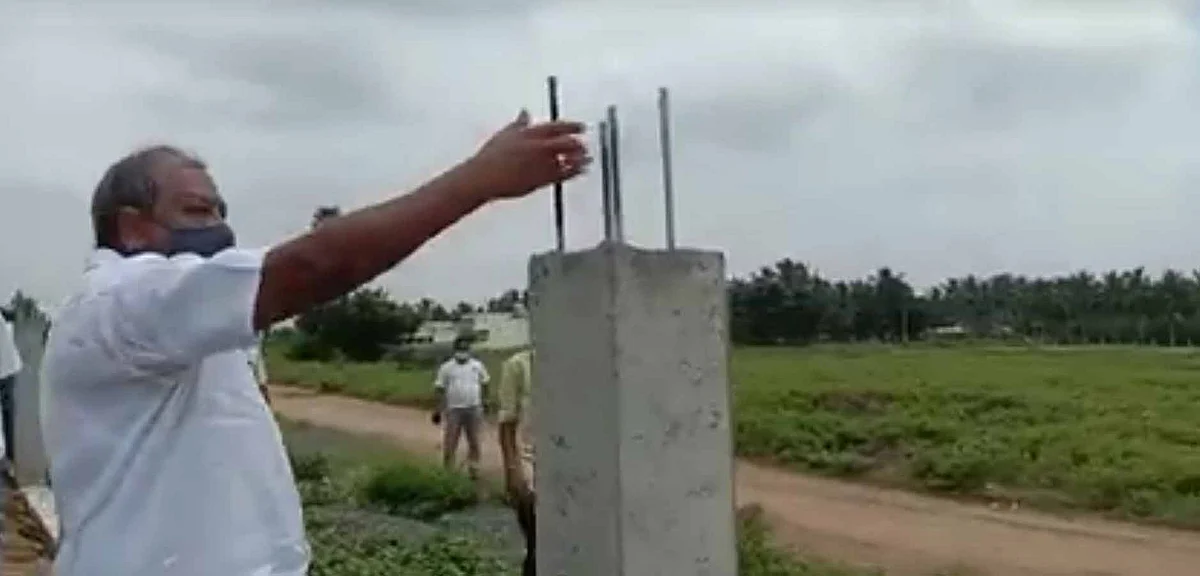 சின்ராஜ் எம்.பி ஆய்வு