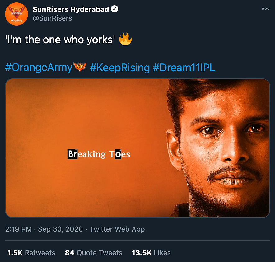 SRH Social Media Viral Moments