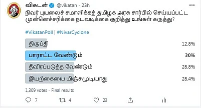 Nivar | Vikatan Poll