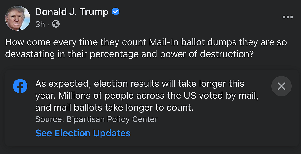 Trump Social media Posts