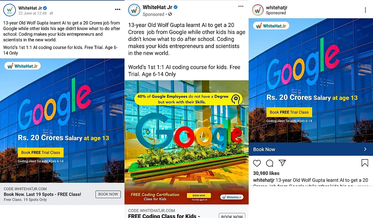 WhiteHat Jr Ad