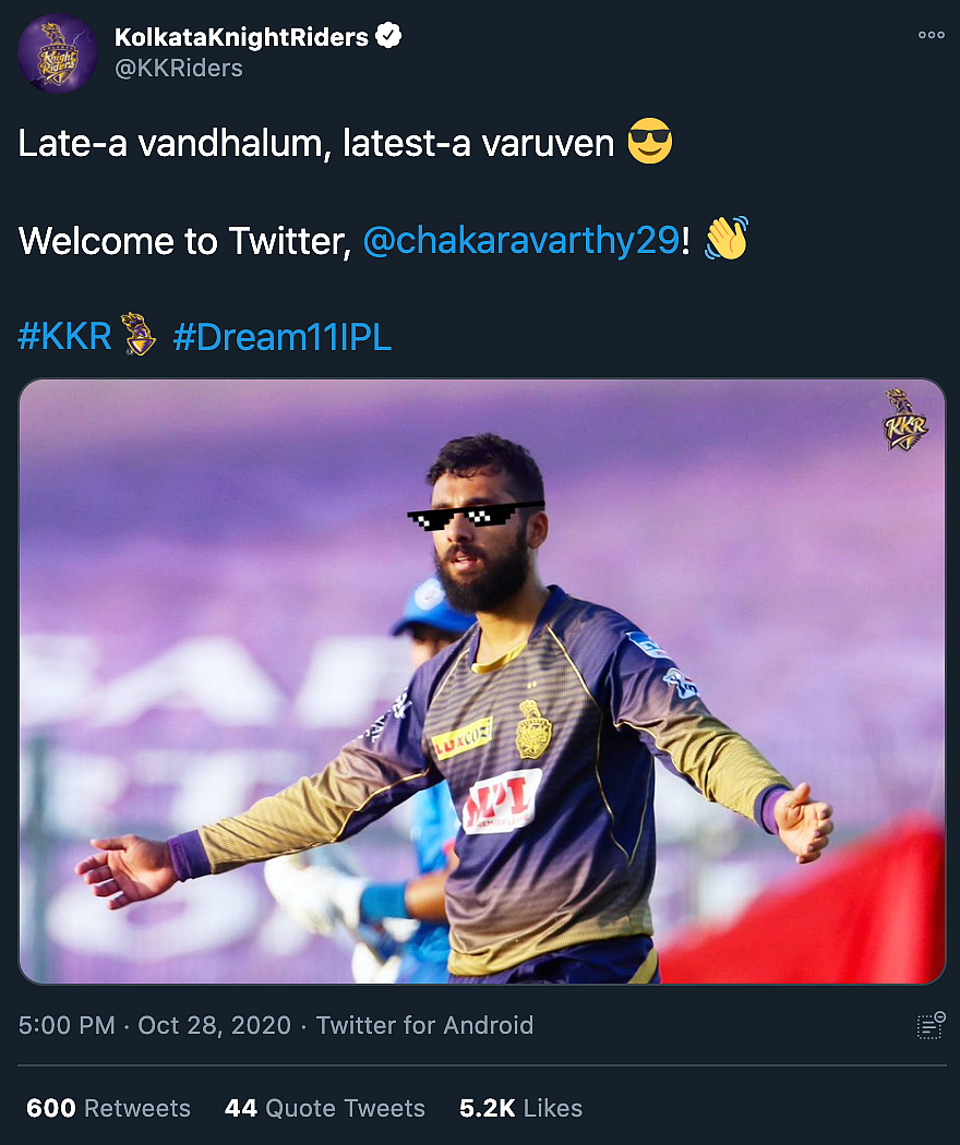 KKR Social Media Viral Moments