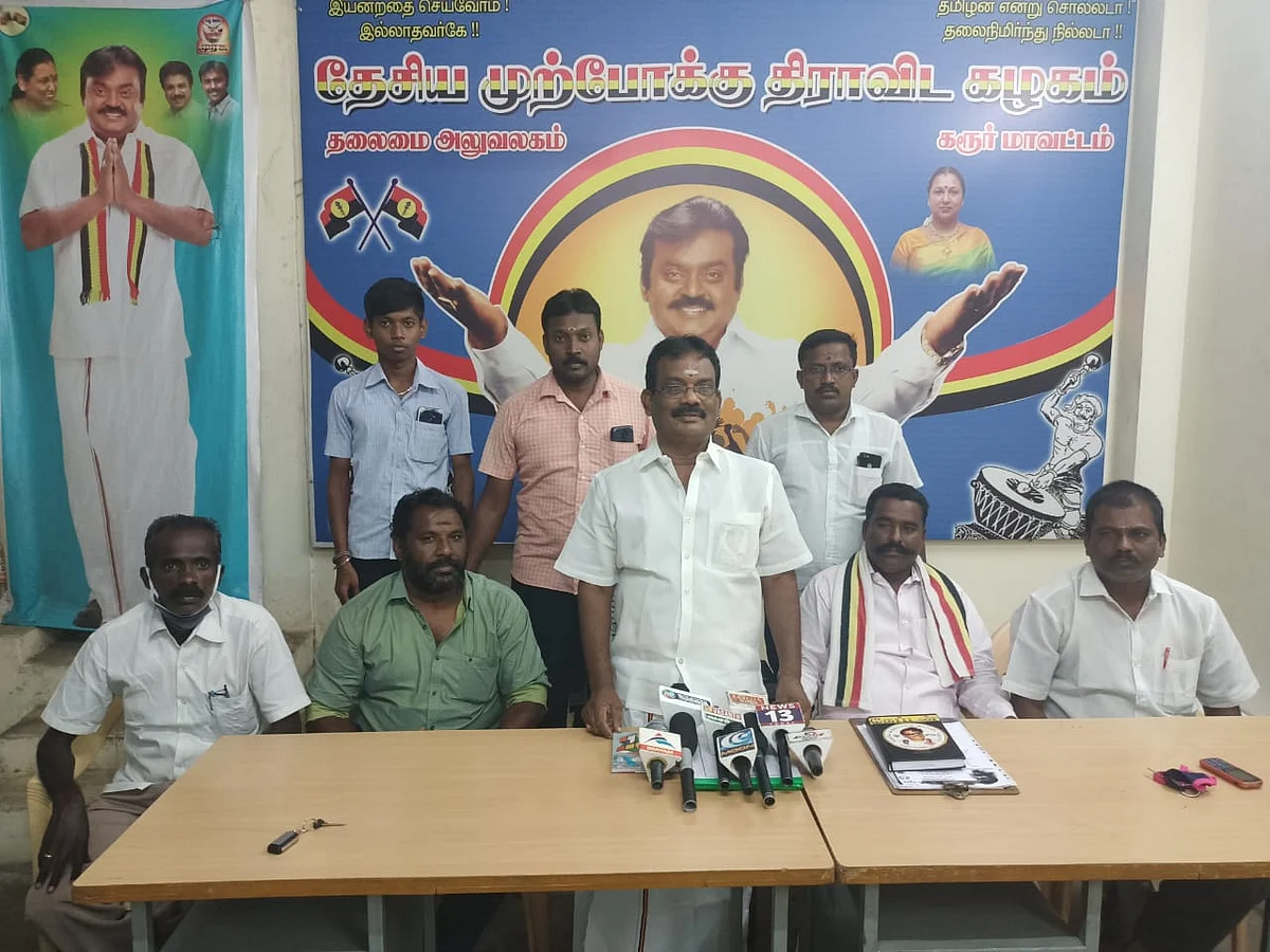 பேட்டியளிக்கும் கே.வி.தங்கவேல்