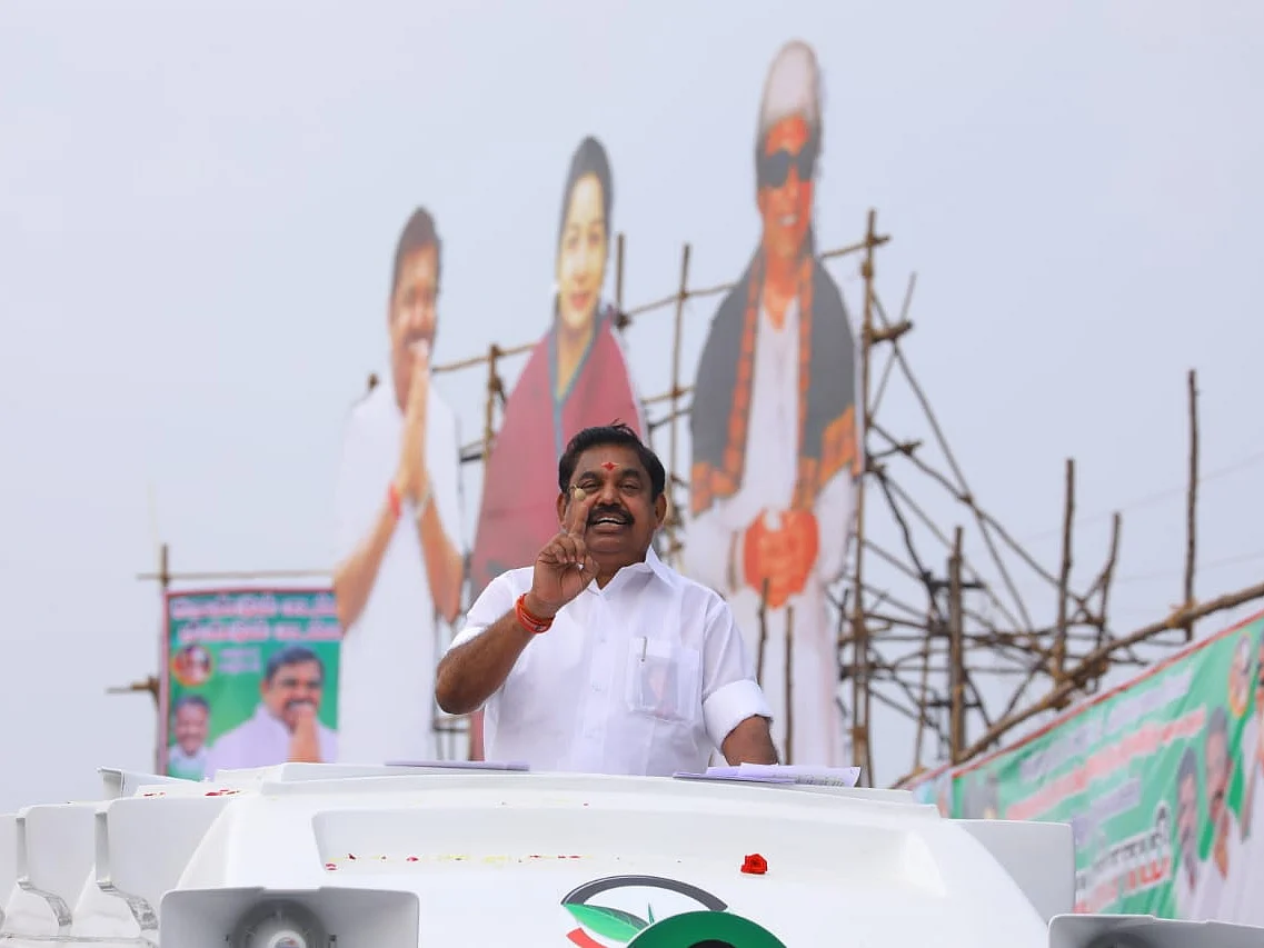 `எடப்பாடி அ.தி.மு.க-வின் எஃகு கோட்டை!’ - பிரசாரத்தைத் தொடங்கிய பழனிசாமி #TNElection2021