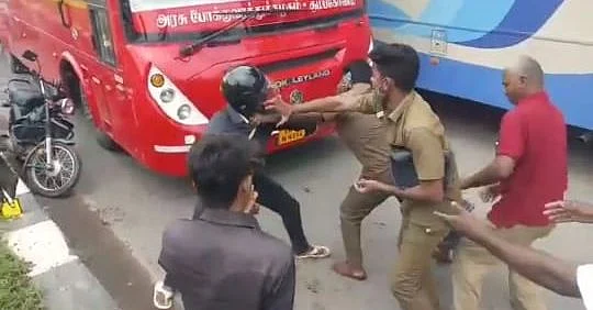 அரசுப் பேருந்து ஓட்டுநர் மண்டை உடைப்பு