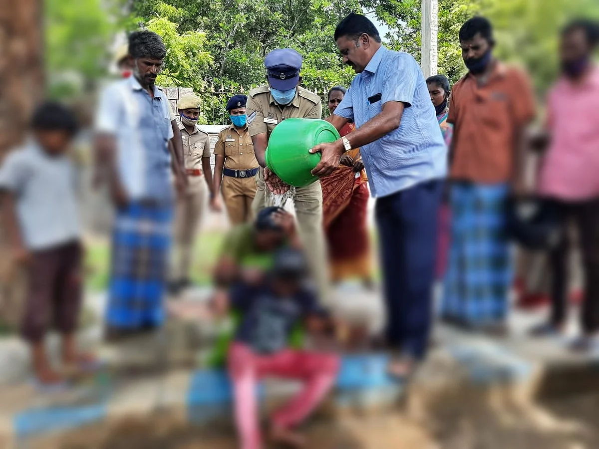 மாற்றுத்திறனாளி சிறுமி வன்கொடுமை; குற்றவாளியைப் பாதுகாக்க முயற்சி! மகளுடன் தீக்குளிக்க முயன்ற தாய்