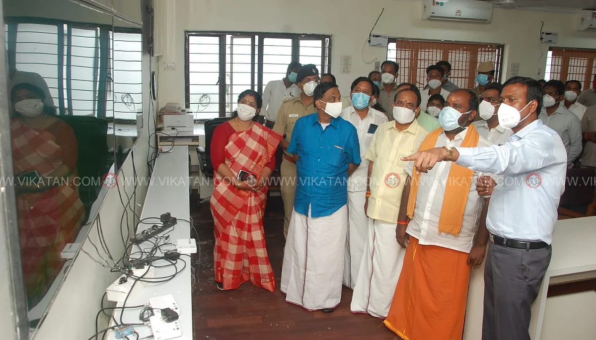 கட்டுப்பாட்டு அறையில் ஆய்வு
