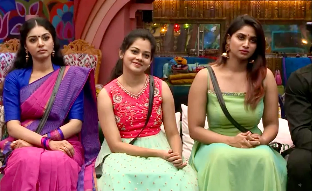 Bigg boss tamil Anitha, Sanam, Shivani