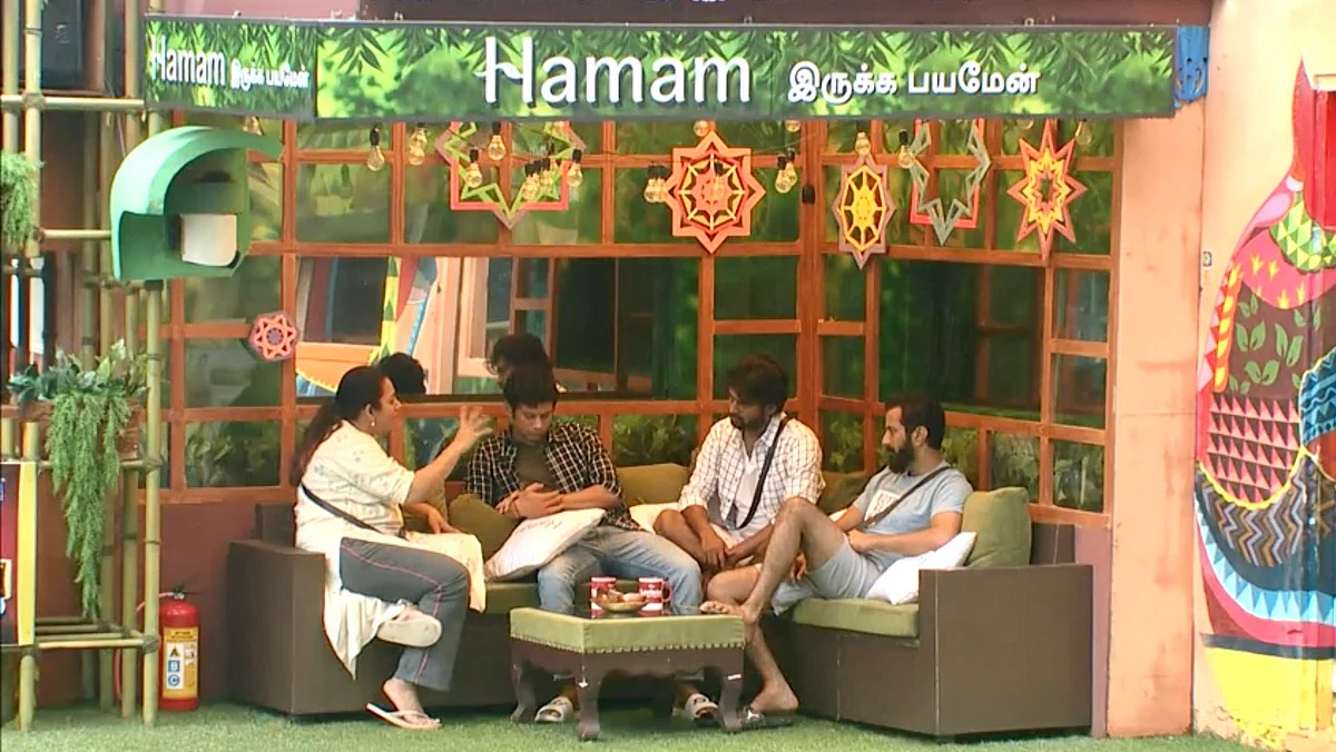 Bigg boss tamil archana, rio, som, jithan ramesh