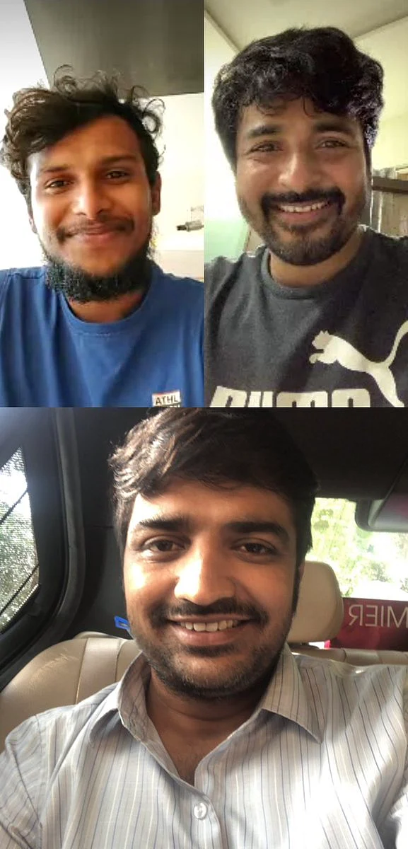 கிரிக்கெட் வீரர் நடராஜன் - சிவகார்த்திகேயன் - சதீஷ்