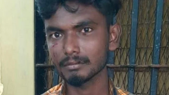 கைது செய்யப்பட்ட இளைஞர் அஜித்
