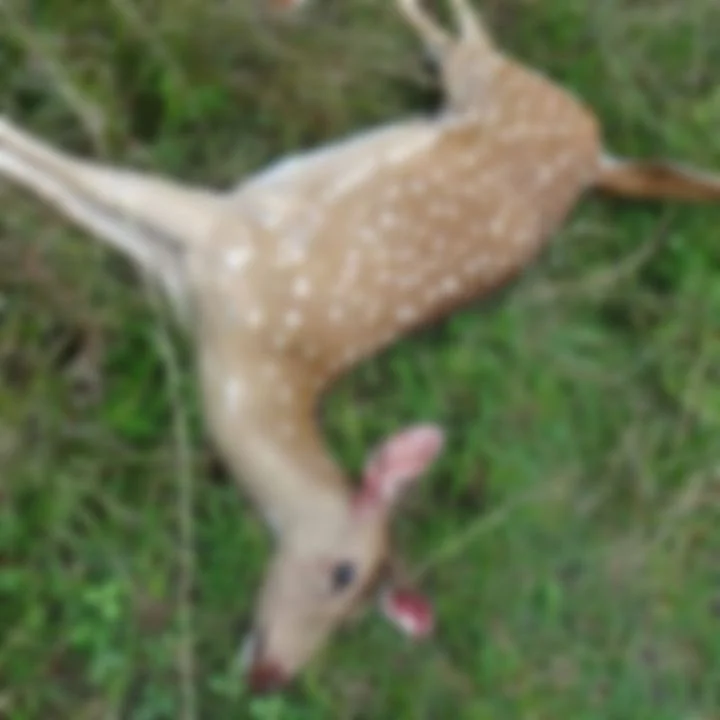 பலியான புள்ளி மான்