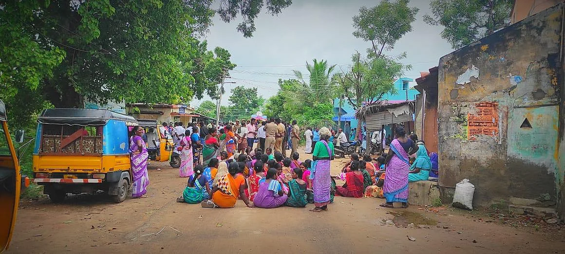 போராட்டத்தின் போது