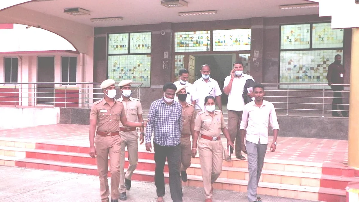 கைதுசெய்யப்பட்ட வெங்கடேசன்