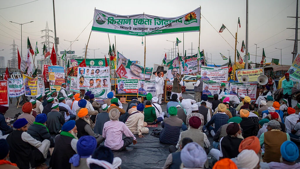 Farmers protest against new farm laws