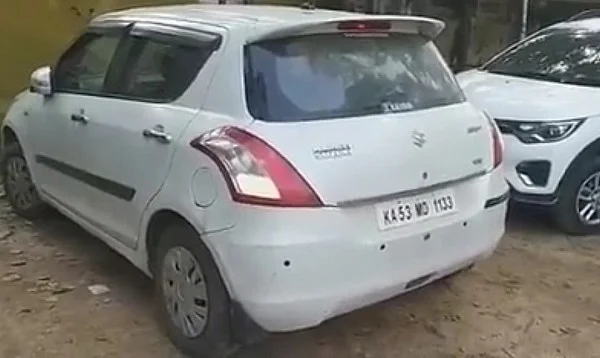 கொள்ளையர் பயன்படுத்திய கார்