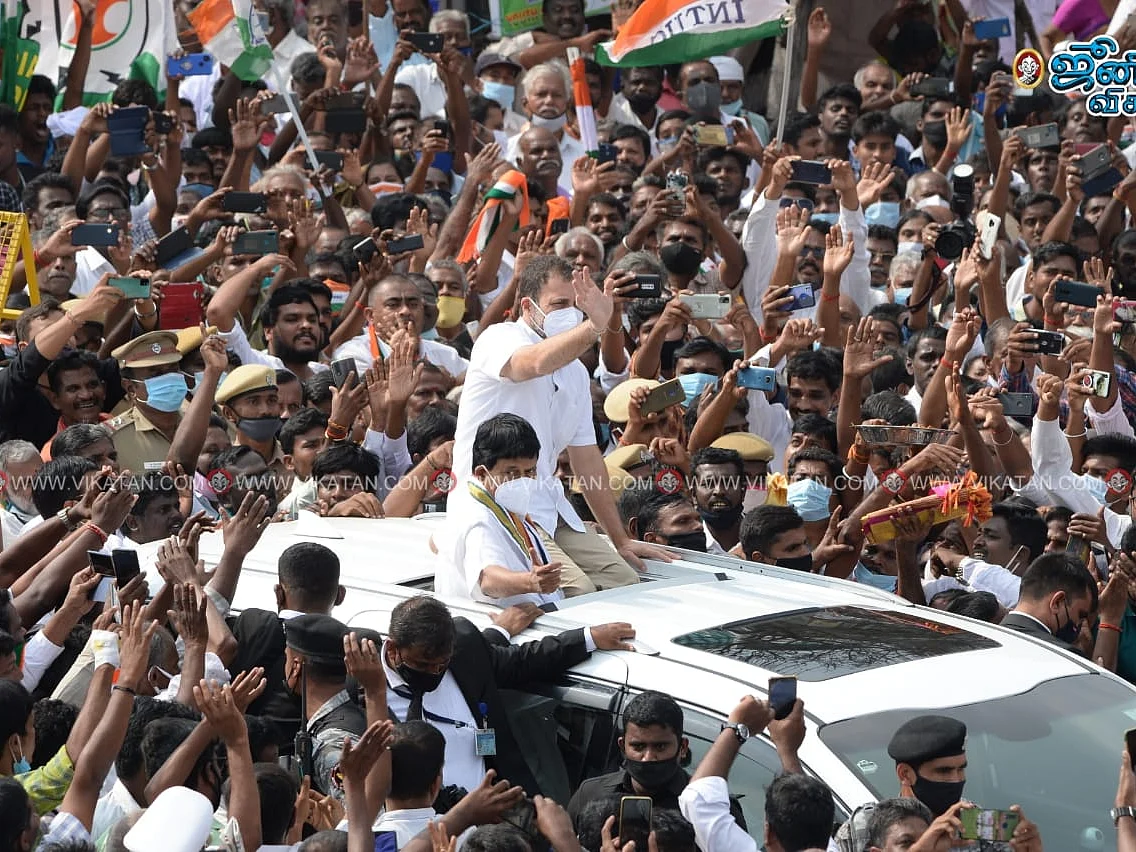 `தமிழக மக்களிடமிருந்து இந்தியா கற்க வேண்டும்!’ - கோவையில் ராகுல் காந்தி
