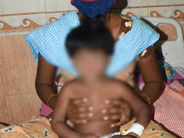 சிகிச்சையளிக்கப்பட்ட குழந்தை