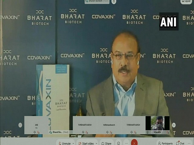 பாரத் பயோடெக் நிறுவன மேலாண் இயக்குநர் கிருஷ்ணா யெல்லா