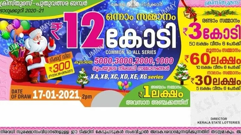 கிறிஸ்துமஸ் - புத்தாண்டு லாட்டரி
