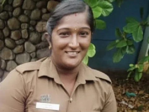 கைதான பெண் காவலர் கிரேசியா