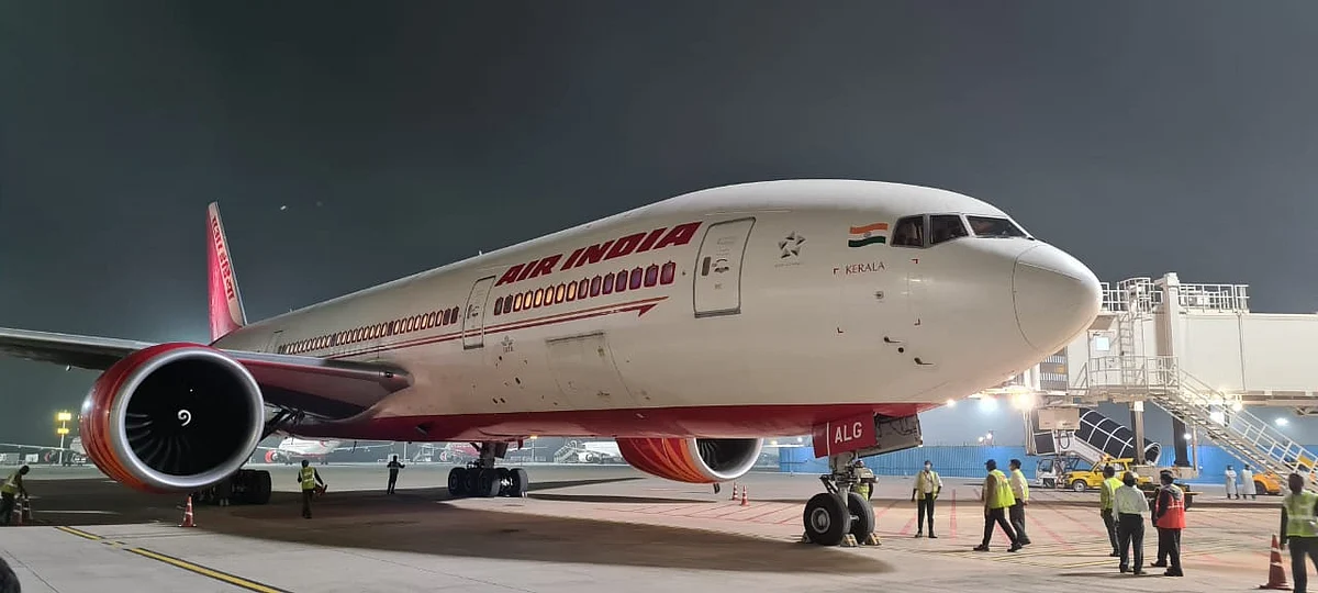 Air India Flight which travelled from San Fransico to Banglore
