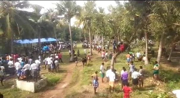 இன்ஸ்பெக்டர் மீது புகார் எழுவதற்குக் காரணமான ஜல்லிக்கட்டு