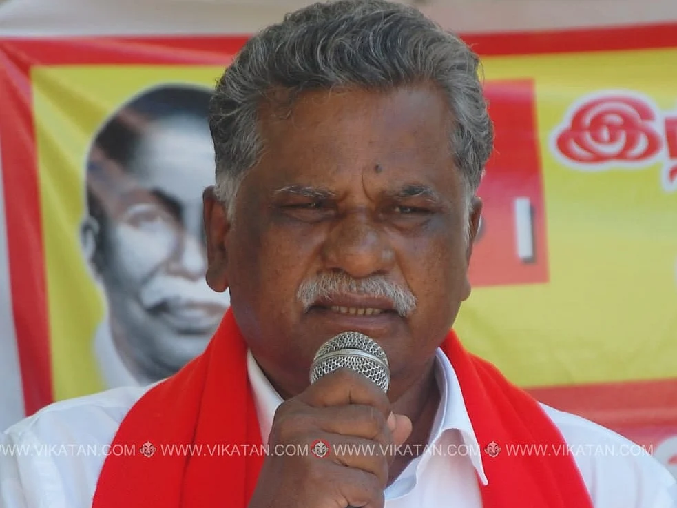 `அமைச்சர்கள் கூட்டுக் கொள்ளை... குருமூர்த்தி பேசியது உண்மைதானோ?!’ - சந்தேகம் எழுப்பும் முத்தரசன்