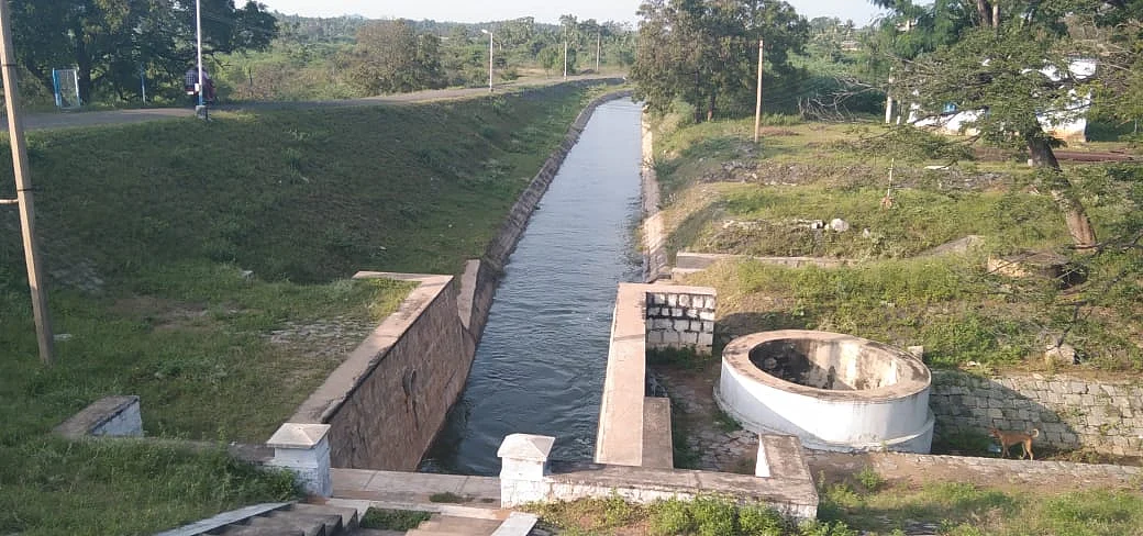தண்ணீர் திறக்கப்பட்டபோது