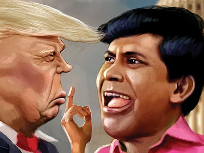 வாசகர் மேடை! - ட்ரம்ப் வித் வடிவேலு!