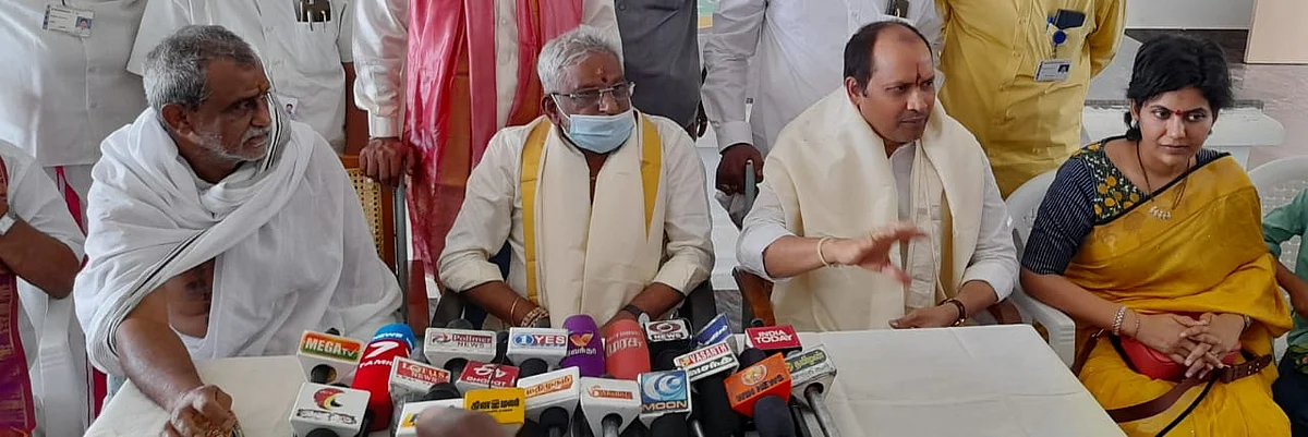 திருப்பதி தேவஸ்தான நிர்வாகிகள் செய்தியாளர் சந்திப்பு
