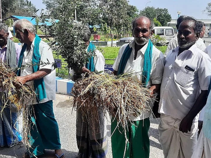 கரூர்: `பாதிப்புகளை இன்னும் கணக்கெடுக்கவே இல்லை!' - ஆட்சியர் அலுவலகத்தில் கூடிய விவசாயிகள்