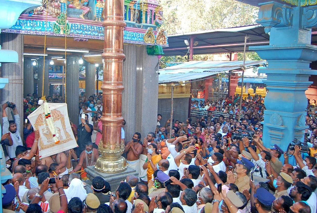 மண்டைக்காடு பகவதி அம்மன் கோயில் கொடியேற்று விழா
