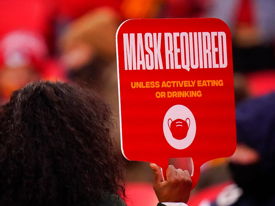 Mask required sign