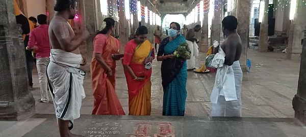 நாங்குநேரி பெருமாள் கோயிலில் துர்கா ஸ்டாலின்