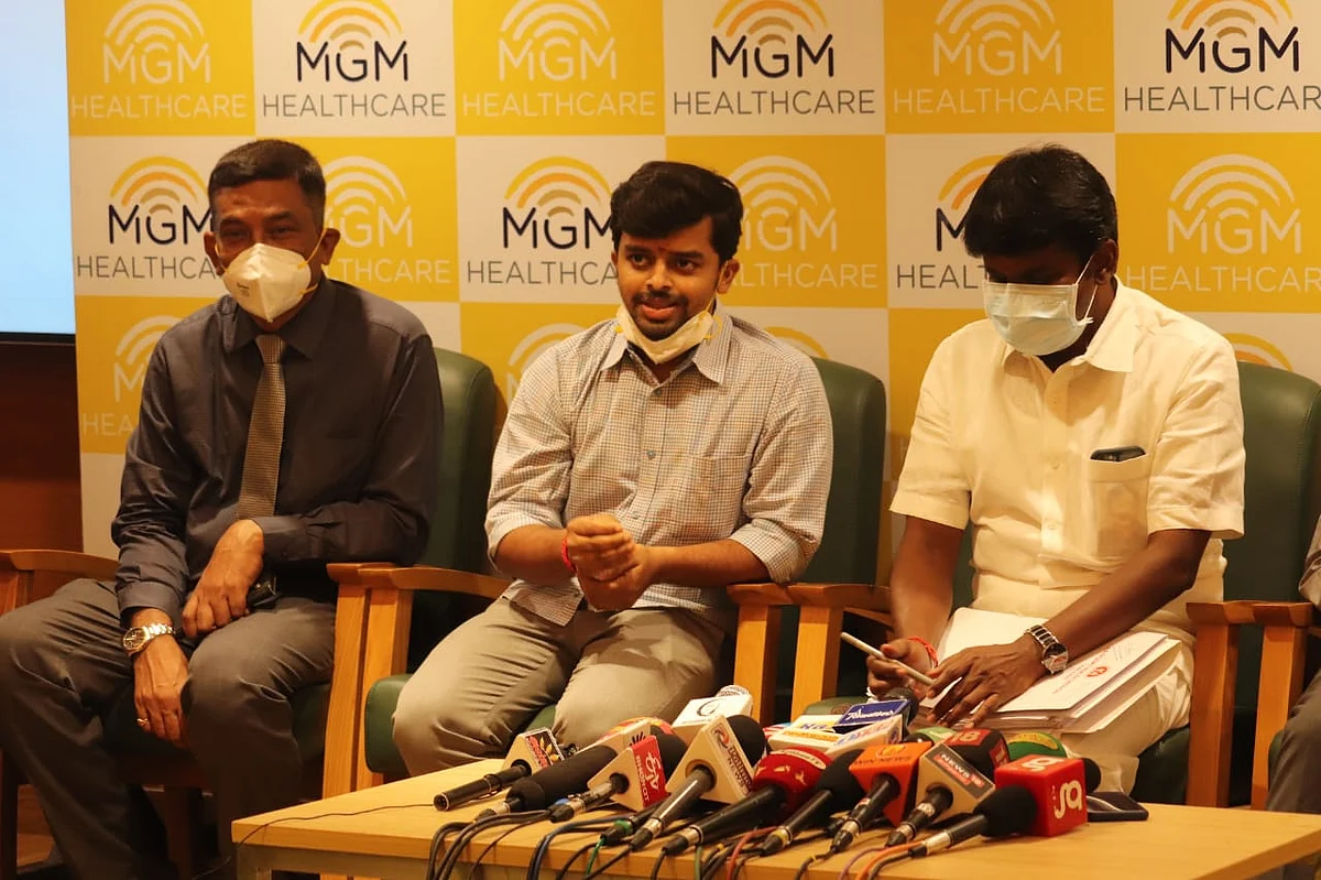 அமைச்சரின் காமராஜின் மகன் இனியன்